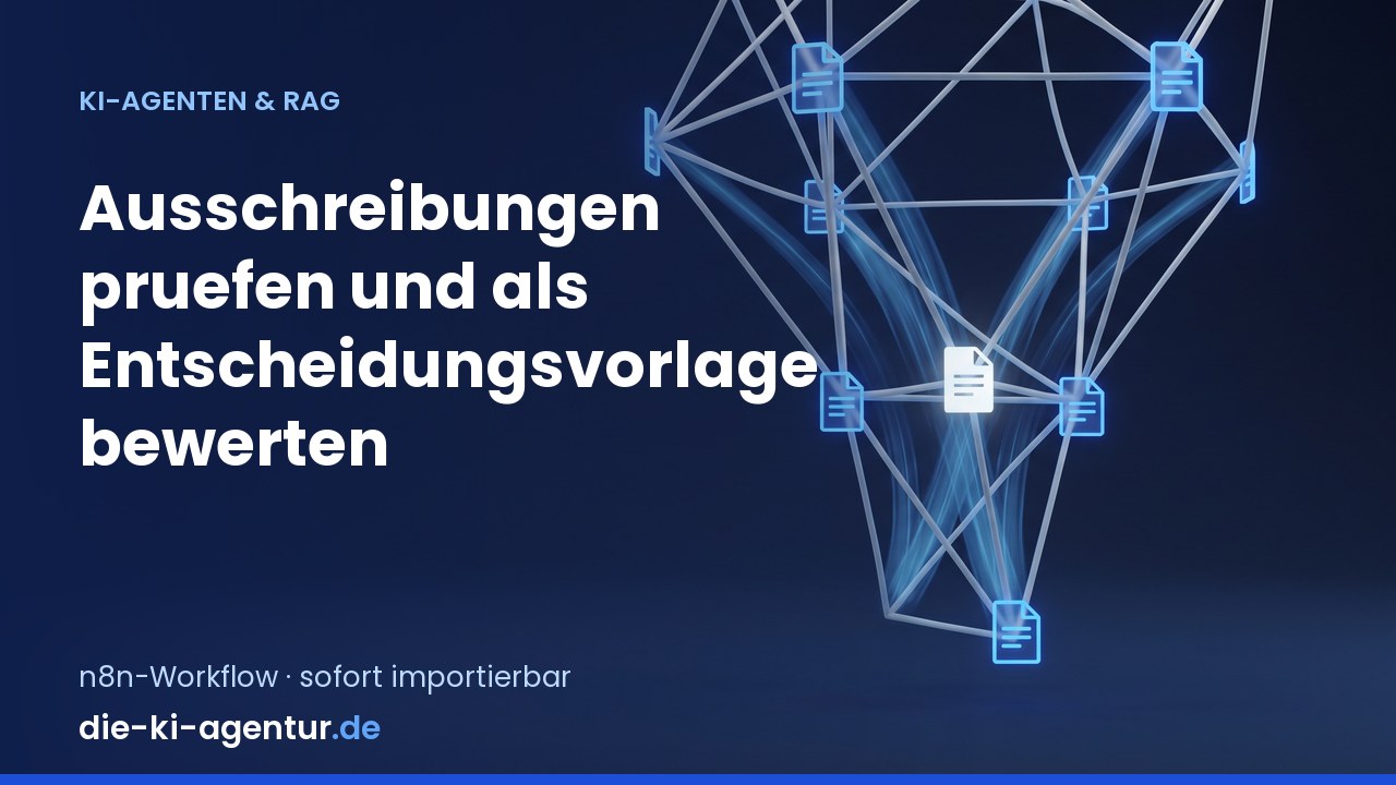 Vorschau: Ausschreibungen prüfen und bewerten