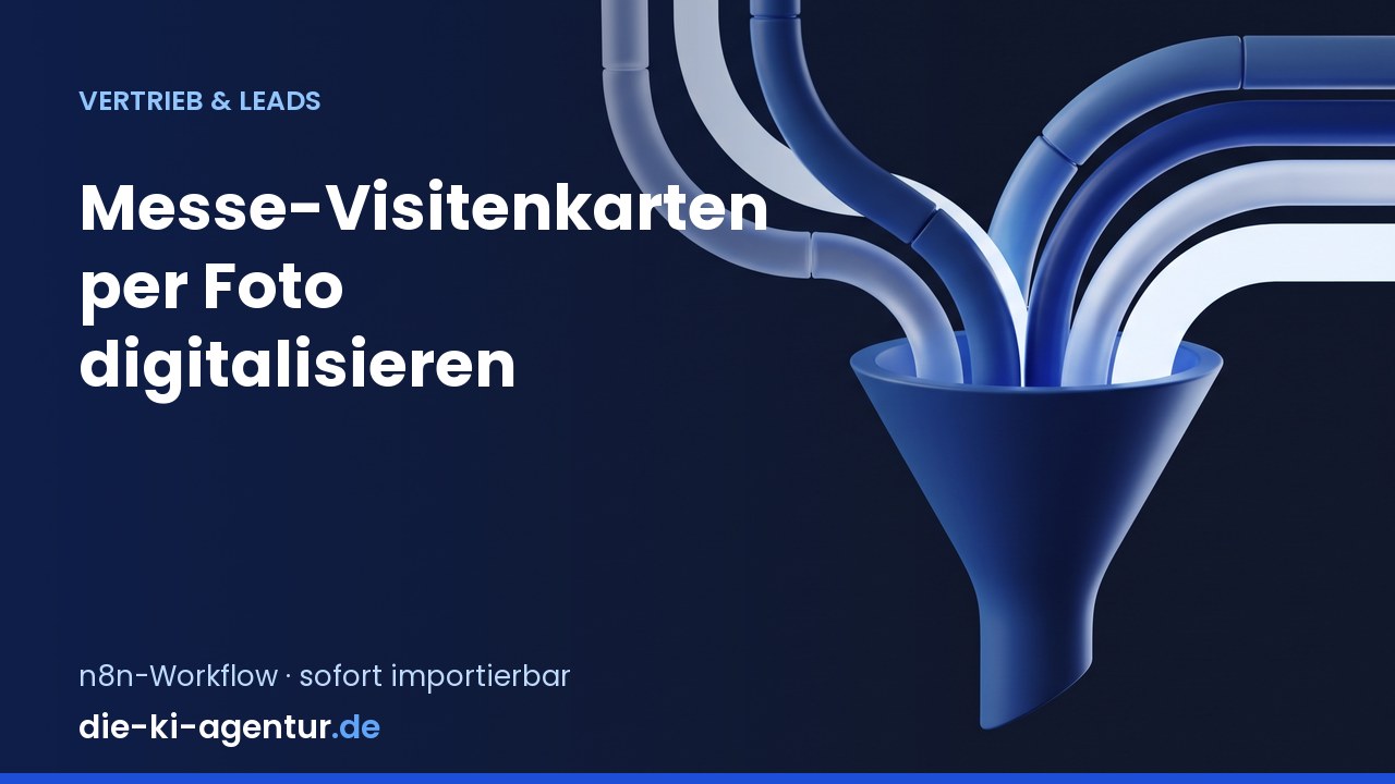 Vorschau: Messe-Visitenkarten per Foto digitalisieren