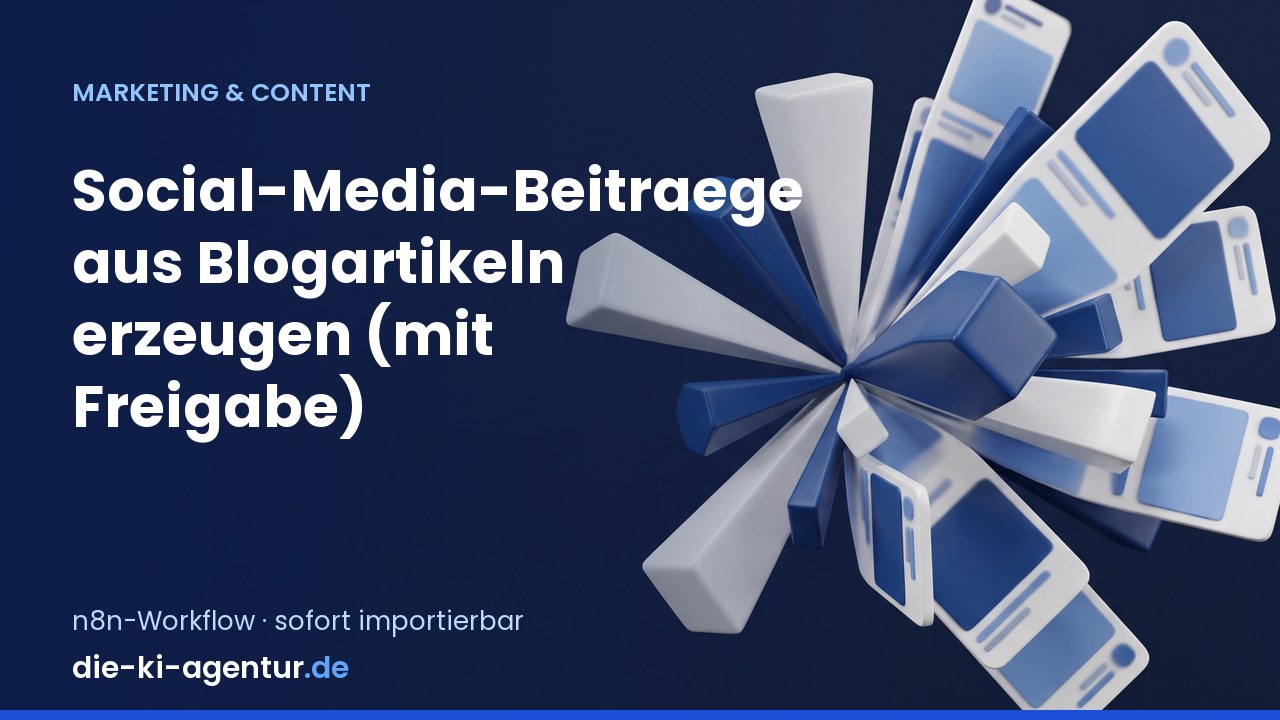 Vorschau: Social-Media-Beiträge aus Blogartikeln