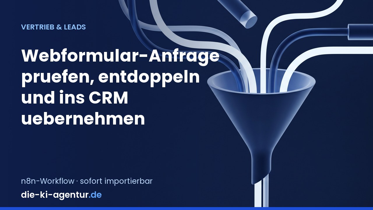 Vorschau: Webformular-Anfragen prüfen und ins CRM übernehmen